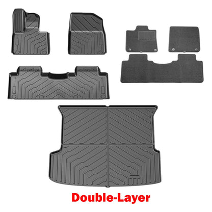 Tapis de sol de voiture pour Xpeng G6 2023 – 2025, doublure de chargement, tapis de coffre TPE 3D Xiaopeng, imperméable, plateau inodore, conduite à gauche
