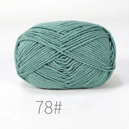 Fil à tricoter en coton doux, tissu mélangé, fil de velours en fibres épaisses, fil de laine au Crochet pour pull, bricolage