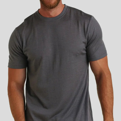 T-Shirt avec couche de Base en laine mérinos pour hommes, 180GSM, évacuant l'humidité, respirant, séchage rapide, Anti-odeur, taille ASIA