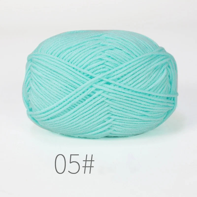Fil à tricoter en coton doux, tissu mélangé, fil de velours en fibres épaisses, fil de laine au Crochet pour pull, bricolage