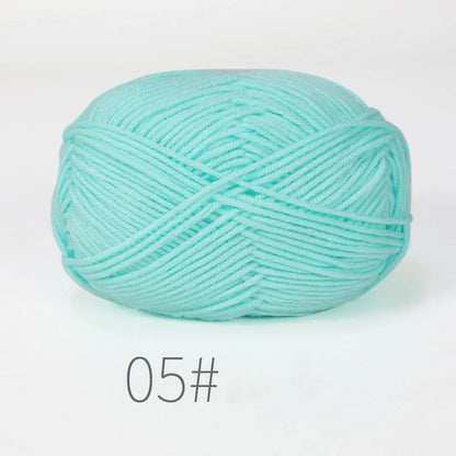 Fil à tricoter en coton doux, tissu mélangé, fil de velours en fibres épaisses, fil de laine au Crochet pour pull, bricolage