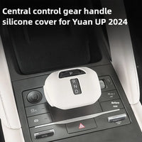 Couvercle de boîte d'accoudoir en Silicone pour Yuan UP 2024, étui de protection antidérapant résistant aux rayures, accessoires de voiture