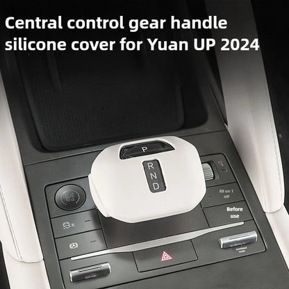 Couvercle de boîte d'accoudoir en Silicone pour Yuan UP 2024, étui de protection antidérapant résistant aux rayures, accessoires de voiture