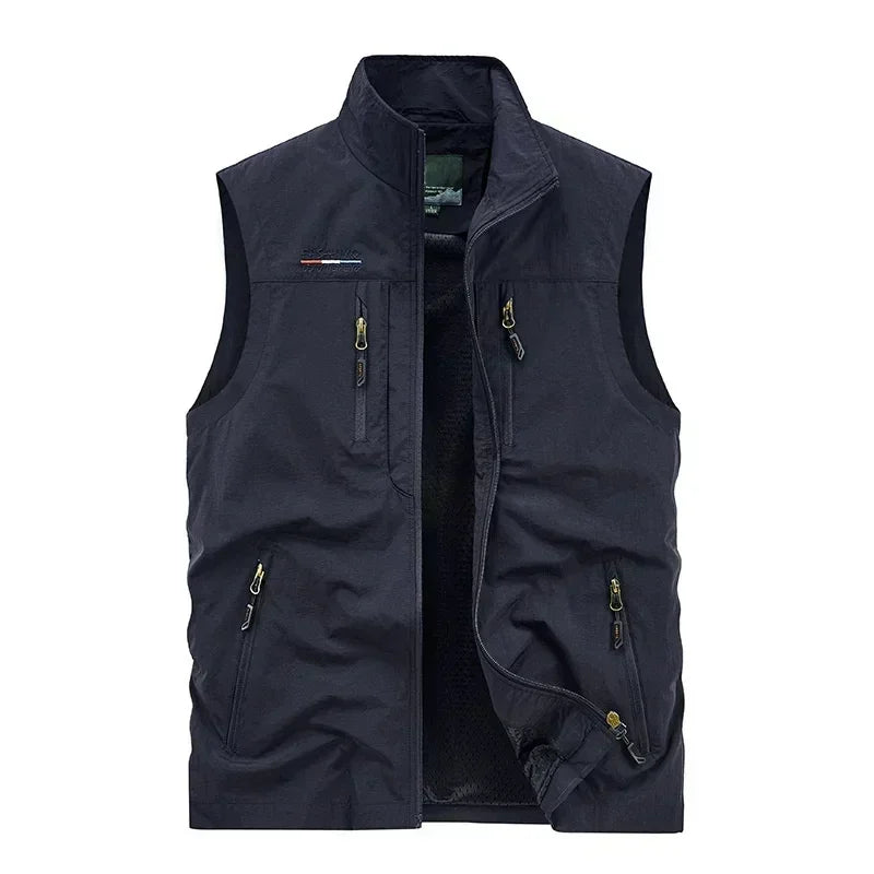 Veste sans manches pour hommes, gilet d'été pour Cargo, escalade, chasse, photographe en plein air, pêche, Camping, vêtements de travail, 2024