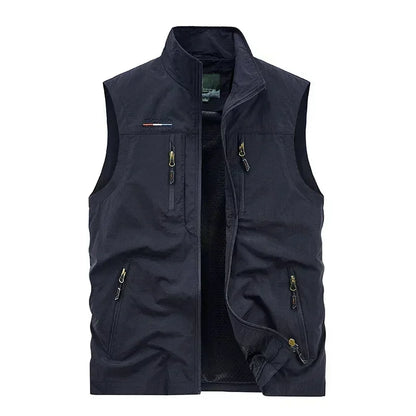 Veste sans manches pour hommes, gilet d'été pour Cargo, escalade, chasse, photographe en plein air, pêche, Camping, vêtements de travail, 2024