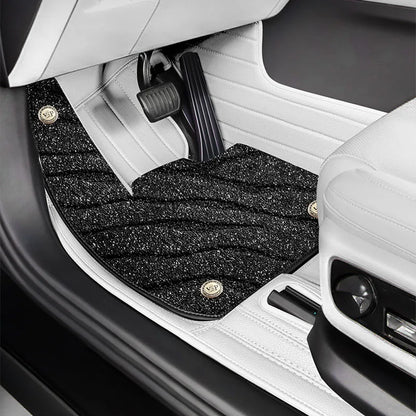 Ensemble complet de tapis de sol de voiture en cuir personnalisé, tapis de pied, accessoires automobiles, BMW F30 2013 2014 2015 2016 2017