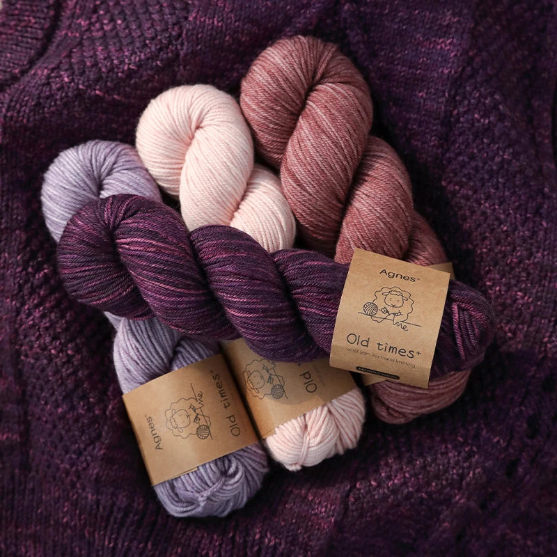 Fil de laine mérinos, tricot au Crochet, doux, teint à la main, chapeau DK tissé, fil arc-en-ciel pour bébé, 100g/écheveau