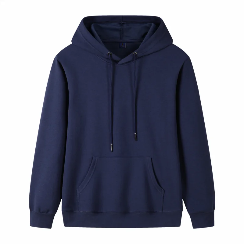 Sweat-shirt personnalisé avec logo imprimé gratuit, sweat à capuche 100% coton, vêtements de travail d'automne et d'hiver, vêtements d'équipe pour hommes et femmes