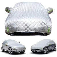 Juste de voiture universelle en coton contre la grêle, couverture complète extérieure, protection contre la pluie, le soleil, les UV, adaptée à diverses conditions météorologiques défavorables