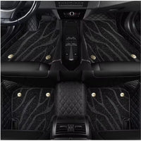 Tapis de sol de voiture personnalisés Double couche, pour Lexus LX LX450 LX460 LX470 LX570, doublures de sol en cuir, accessoires