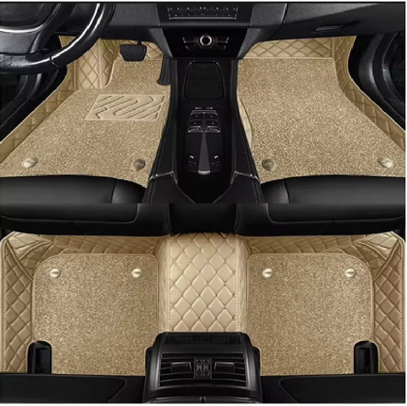 Tapis de sol de voiture Double couche personnalisé, pour Lexus LX LX450 LX460 LX470 LX570, accessoires de tapis automobile, pièces intérieures