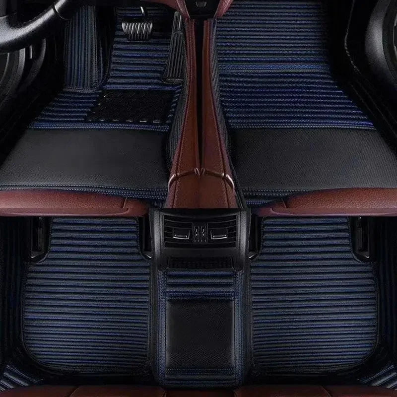 Tapis de sol de voiture personnalisés adaptés à la BMW X5 5 sièges véhicule électrique 2017-2019 tapis de pied en cuir automatique tapis
