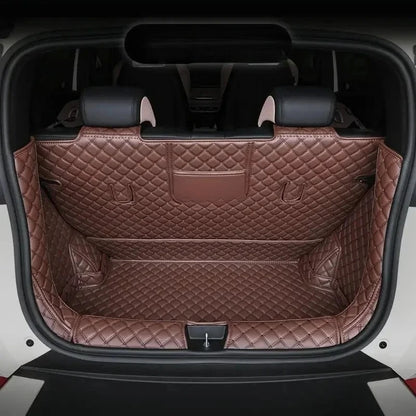 Tapis de coffre de voiture personnalisé en cuir de mouette, couverture complète, doublure de chargement, accessoires d'intérieur imperméables pour BYD Dolphin Mini /surf 2025