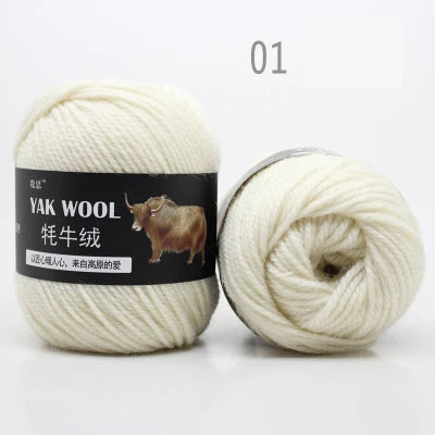 Fil épais de laine de cachemire Yak pour tricoter, écharpe de pull au Crochet, fil de laine mélangée mérinos tricoté de haute qualité