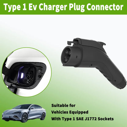 Prise de chargeur EV portable, connecteur SAE J1772, Type 1, 16A, 32A, 40A, 50A, États-Unis, voiture électrique, station de charge de véhicule, boîtier mural EVSE