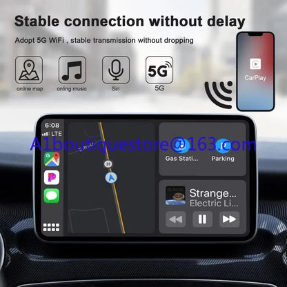 محول Apple عالي الجودة لاسلكي Ai Carplay سلكي إلى لاسلكي Apple Auto Carplay دونجل لـ Oem Carplay Apple Auto