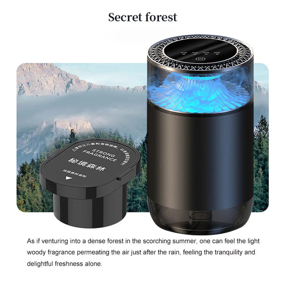 Désodorisant pour voiture, brume de mer et arôme de nuage, diffuseur d'atomisation intelligent, parfum naturel, machine de désodorisant à pulvérisation automatique, nouvelle collection 2025