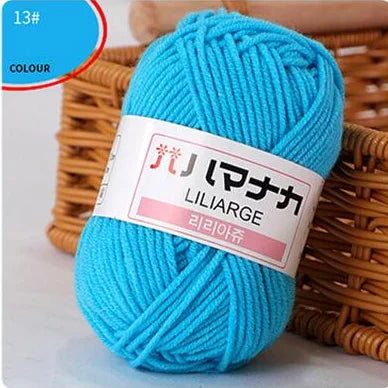 Fil de laine à tricoter en coton doux et doux pour bébé, fil de velours en fibres épaisses, fil de laine à tricoter à la main pour pull de bricolage