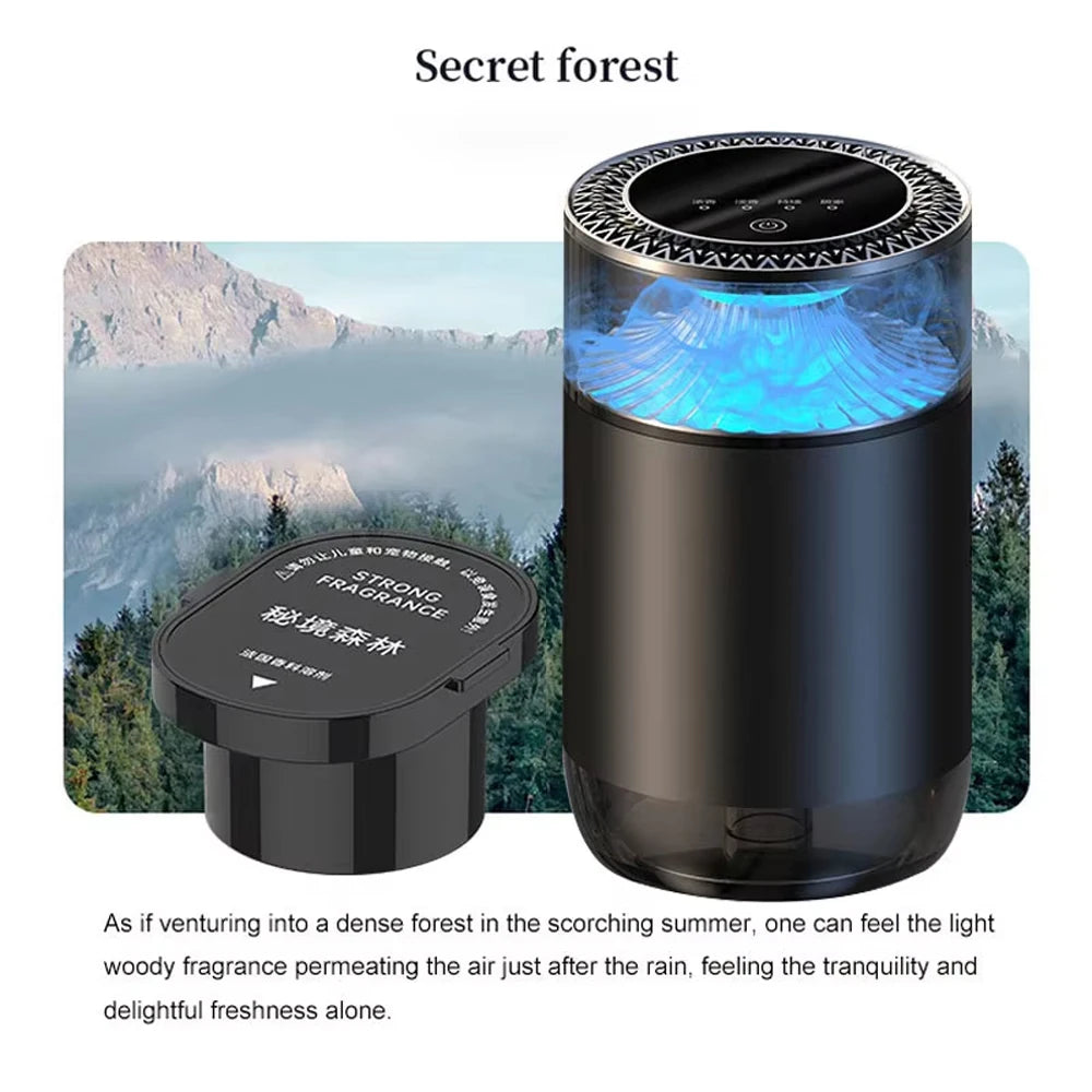 Désodorisant pour voiture, brume de mer et arôme de nuage, diffuseur d'atomisation intelligent, parfum naturel, machine de désodorisant à pulvérisation automatique, nouvelle collection 2025