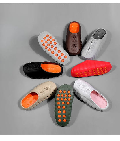 Pantoufles d'été à la mode pour hommes, chaussures d'extérieur légères antidérapantes à tige basse, chaussures décontractées résistantes à l'eau pour hommes