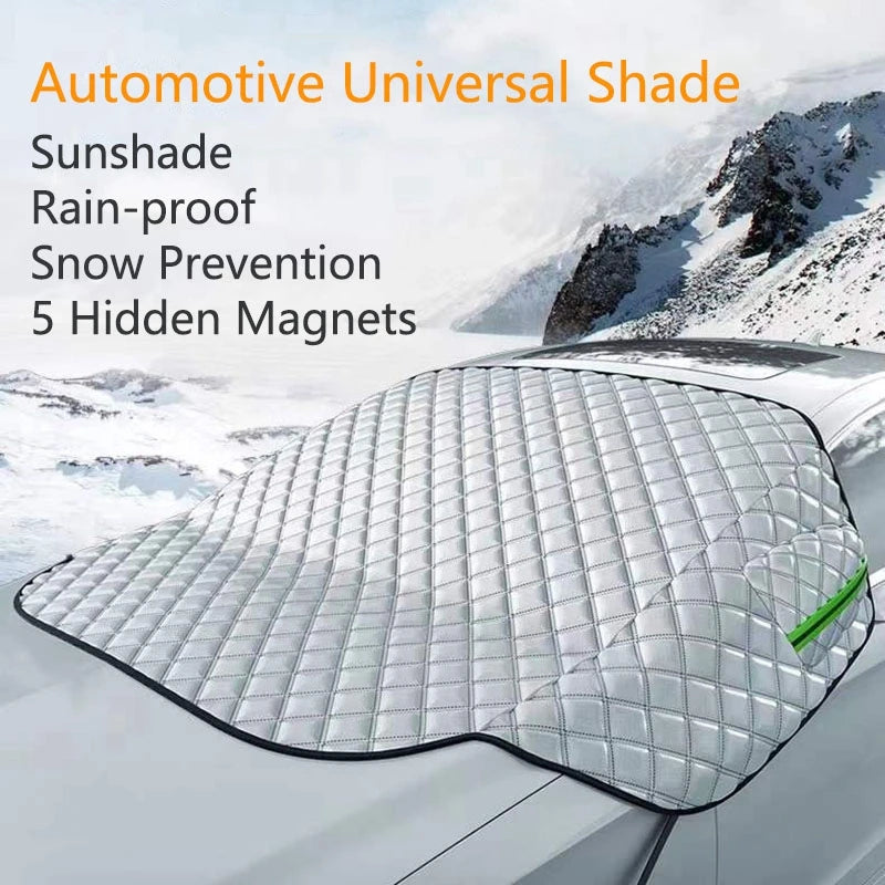 Couverture de pare-soleil de voiture, pare-brise de neige, protection étanche, couverture magnétique Automobile, couverture de pare-brise avant de voiture