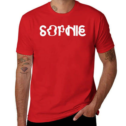 SOPHIE msmsmsm-تي شيرت برقبة دائرية للرجال، ملابس هيب هوب للأولاد، منسوجات قطنية، جديد