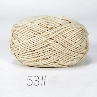 Fil à tricoter en coton doux, tissu mélangé, fil de velours en fibres épaisses, fil de laine au Crochet pour pull, bricolage