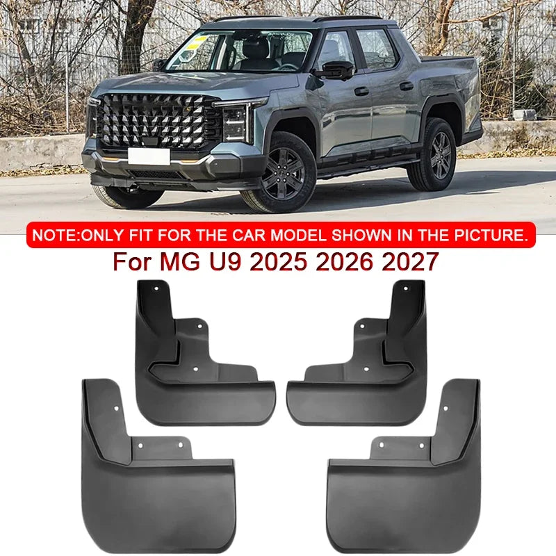 Convient pour MG U9 2025 2026 2027 style de voiture ABS garde-boue de voiture garde-boue garde-boue garde-boue avant arrière accessoires automobiles