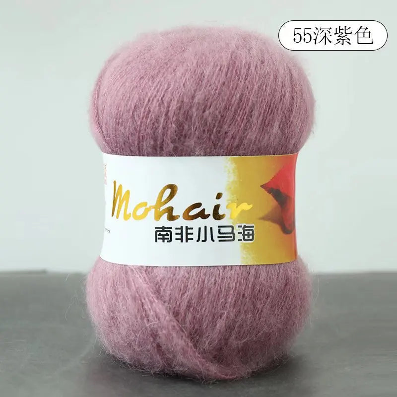 Fil de laine Mohair d'alpaga en peluche pour fil à tricoter, écharpe de pull 40 grammes/boule, fils épais de Lanas doux et chaud gonflés