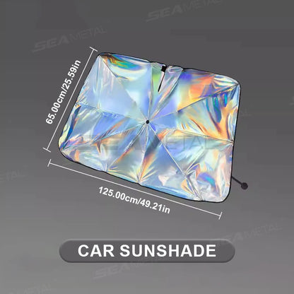 SEAMETAL – pare-soleil universel pour pare-brise de voiture, couverture de pare-soleil pour fenêtre avant, Film de réflexion UV automobile d'été, isolation thermique pour parapluie