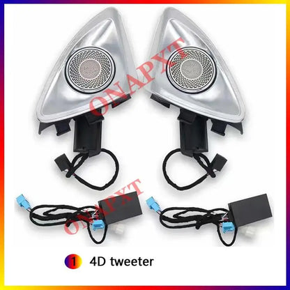 إضاءة محيطية لفتحات تهوية مرسيدس بنز C W205 GLC X253، إضاءة LED دوارة لمكبرات الصوت، غطاء مكبر الصوت بنمط التوربين