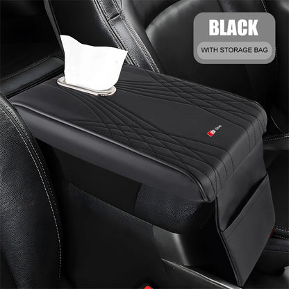 Boîte d'accoudoir de voiture en cuir, 1 pièce, housse de coussin de Protection avec sac de rangement pour Audi Sline A3 8P 8L 8V A4 B8 B6 B7 B9 A6