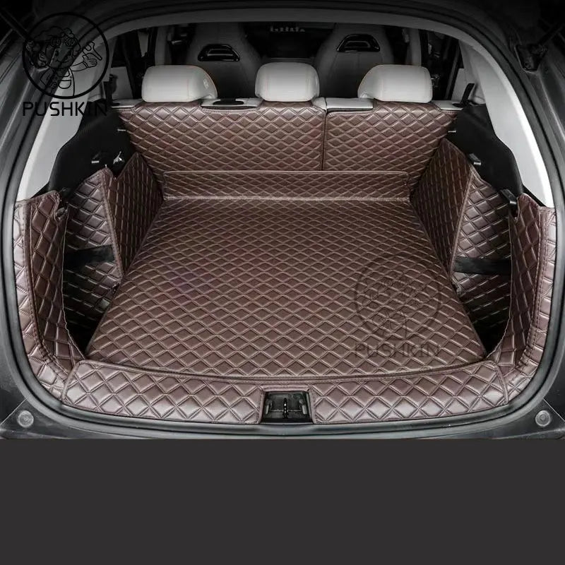 Tapis de coffre de voiture pour BYD Atto 3 Yuan Plus EV 2024 2025 2026, sacs de rangement de protection de coffre, doublure de chargement, accessoires d'intérieur de voiture