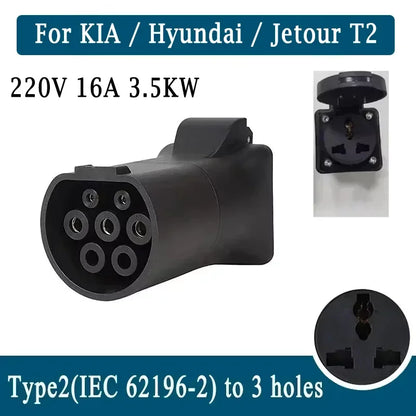 Adaptateur de câble EV de décharge de voiture pour MG BYD KIA Hyundai Smart, connecteur femelle ZEEKR, Vope2 V2L, besoin de supports de voiture V2L, #1