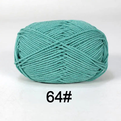 Nouveau 5 pièces 250g lait coton tricot laine fil couture teint Lanas pour Crochet artisanat pull chapeau poupées couture tricot outils