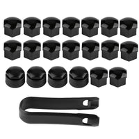Capuchons d'écrou de roue de voiture, 17mm, 19mm, 21mm, couvercle de vis de moyeu automatique de roue de voiture, protection anti-étirement, couvercle de vol, accessoires automobiles, 20 pièces