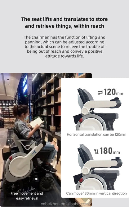 Fauteuil roulant électrique - pour la chaise robot de mobilité handicapée pour personnes handicapées