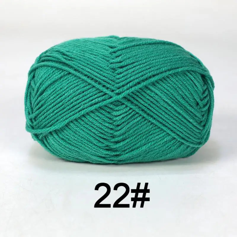 Nouveau 5 pièces couleurs mélangées fil lait coton fil combinaison Crochet tricot fil ensemble pour à la main bricolage artisanat pull écharpe tricot
