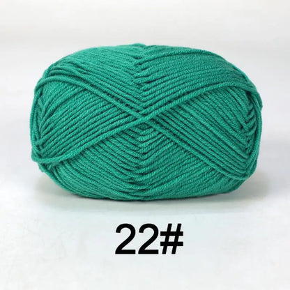 Nouveau 5 pièces couleurs mélangées fil lait coton fil combinaison Crochet tricot fil ensemble pour à la main bricolage artisanat pull écharpe tricot