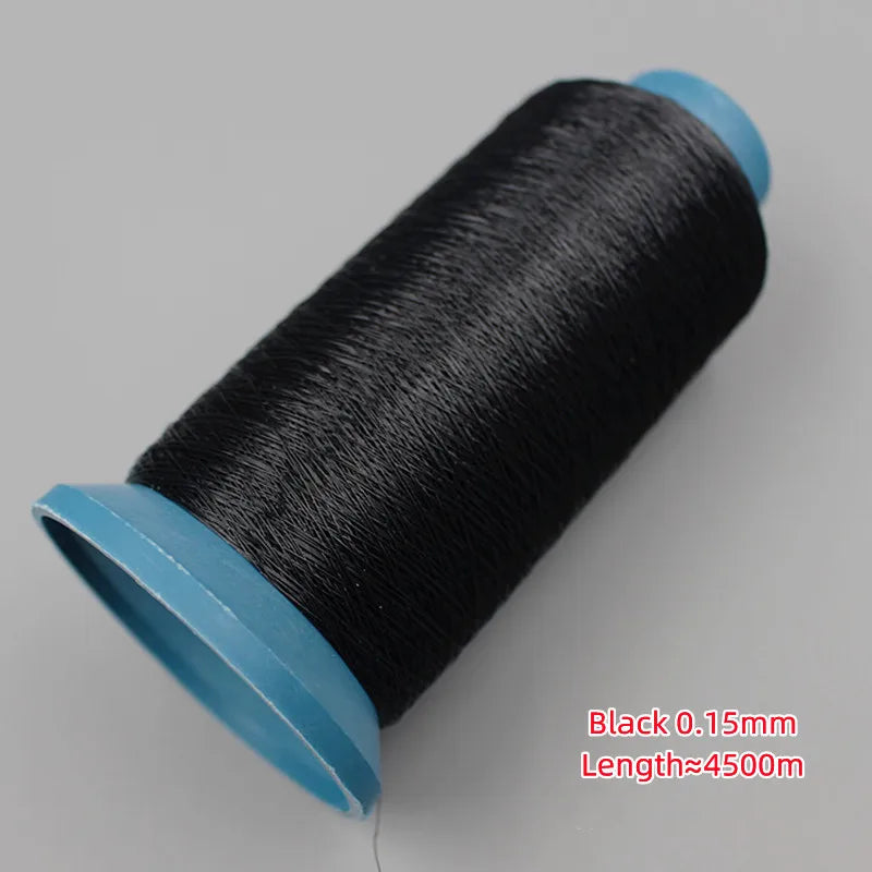 Fil de Nylon Invisible pour Machine à coudre, 4500 mètres, pour couture à la main, accessoire de couture
