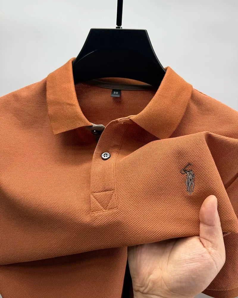 Marque haut de gamme 100% coton manches courtes polo shirt hommes été mode Designer nouveau poney broderie Casual t - shirt mode hommes