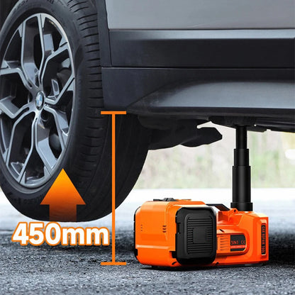 Cric hydraulique électrique 12V, clé électrique et pompe à air, jeu de cric pour voiture et SUV (5T) outils de réparation automobile