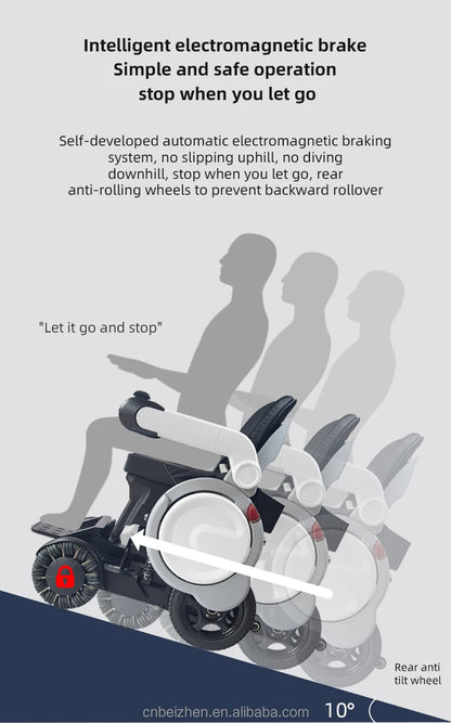 Fauteuil roulant électrique - pour la chaise robot de mobilité handicapée pour personnes handicapées