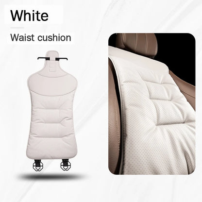 Housse de siège de voiture universelle en cuir, housse de coussin de taille pour siège de voiture, quatre saisons, coussin de Protection pour sièges intérieurs automobiles, accessoire de voiture