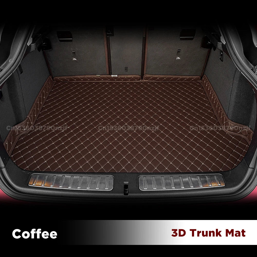 Couverture de tapis de revêtement de cargaison de polymères de coffre de voiture 3D, accessoires intérieurs, BYD, Yuan Pro, 2021, 2022, 2023