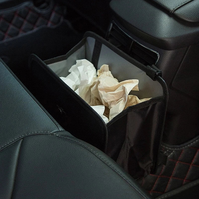 Poubelle de voiture pliable Portable, poubelle suspendue étanche pour l'intérieur des véhicules, organisateur de rangement multifonctionnel