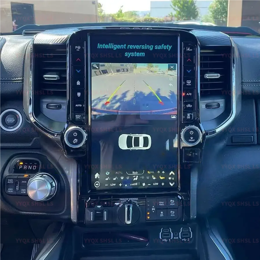 Autoradio Android 13 8 + 128 go, pour Dodge Ram 1500 2500 3500 2019-2023 Carplay Android Auto 4G, lecteur multimédia de voiture GPS QLED
