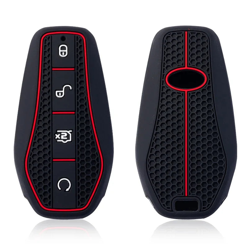 Housse de protection en Silicone pour clé de voiture BYD Han Ev Tang Dm Qin PLUS Song Pro MAX Yuan Dolphin E2, accessoires de clé automobile