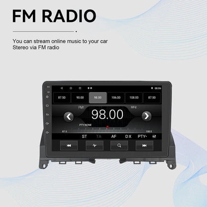 Pour Mercedes Benz classe C 3 W204 S204 2006 - 2011 Android 15 Carplay Auto autoradio multimédia lecteur vidéo Navigation GPS DSP