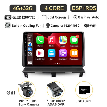 Android 15 autoradio Carplay pour Peugeot Partner 1 2002 - 2008 Partner origine 1 2008-2011 Android Auto lecteur multimédia stéréo